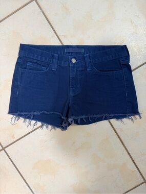 J Brand Nightfall Frayed Hem Denim Cutoff Shorts